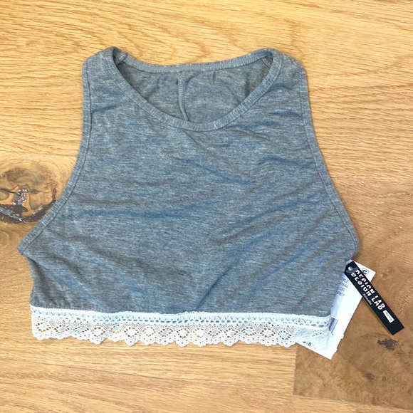 Design lab gray size XS bralet/camisole NWT - Picture 1 of 3